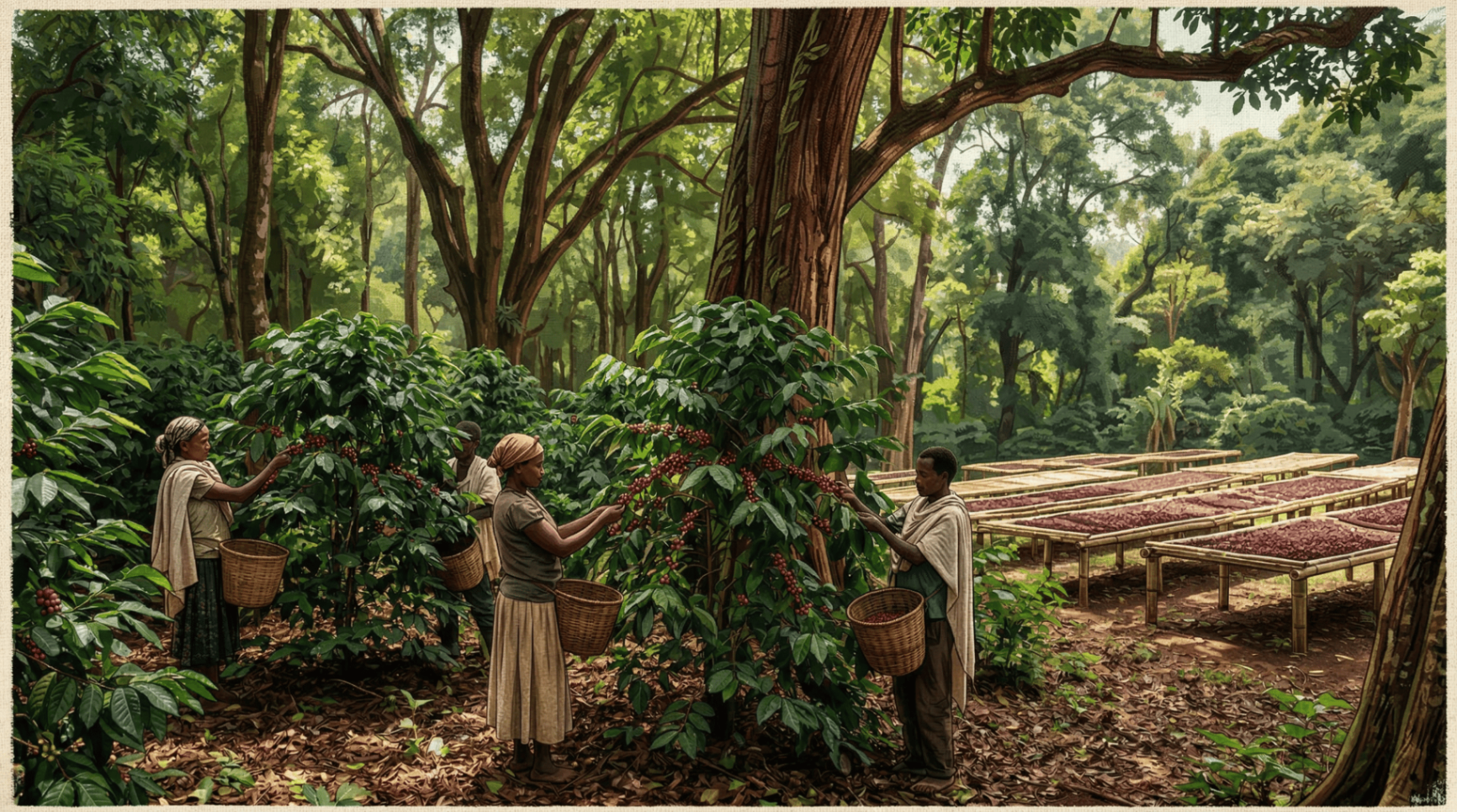 Un terroir éthiopien d'exception : la forêt sauvage de Choche