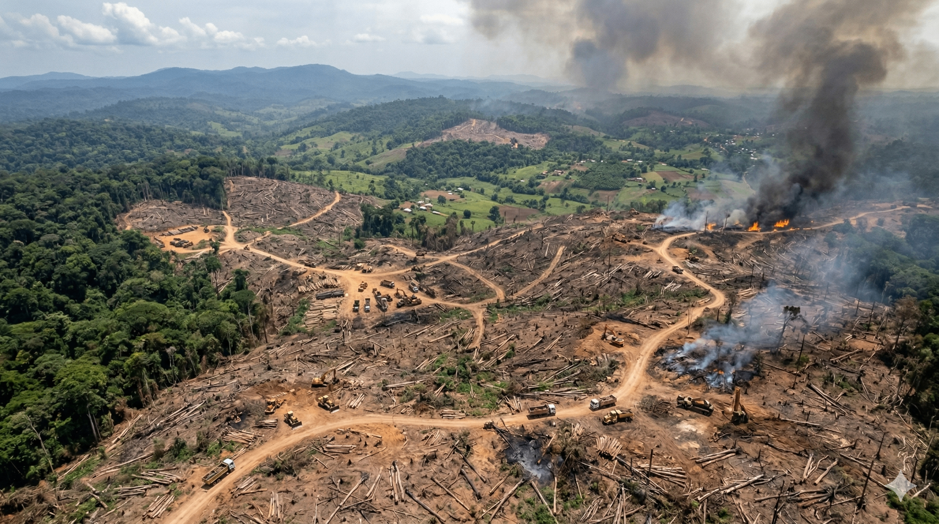 Déforestation massive en Afrique