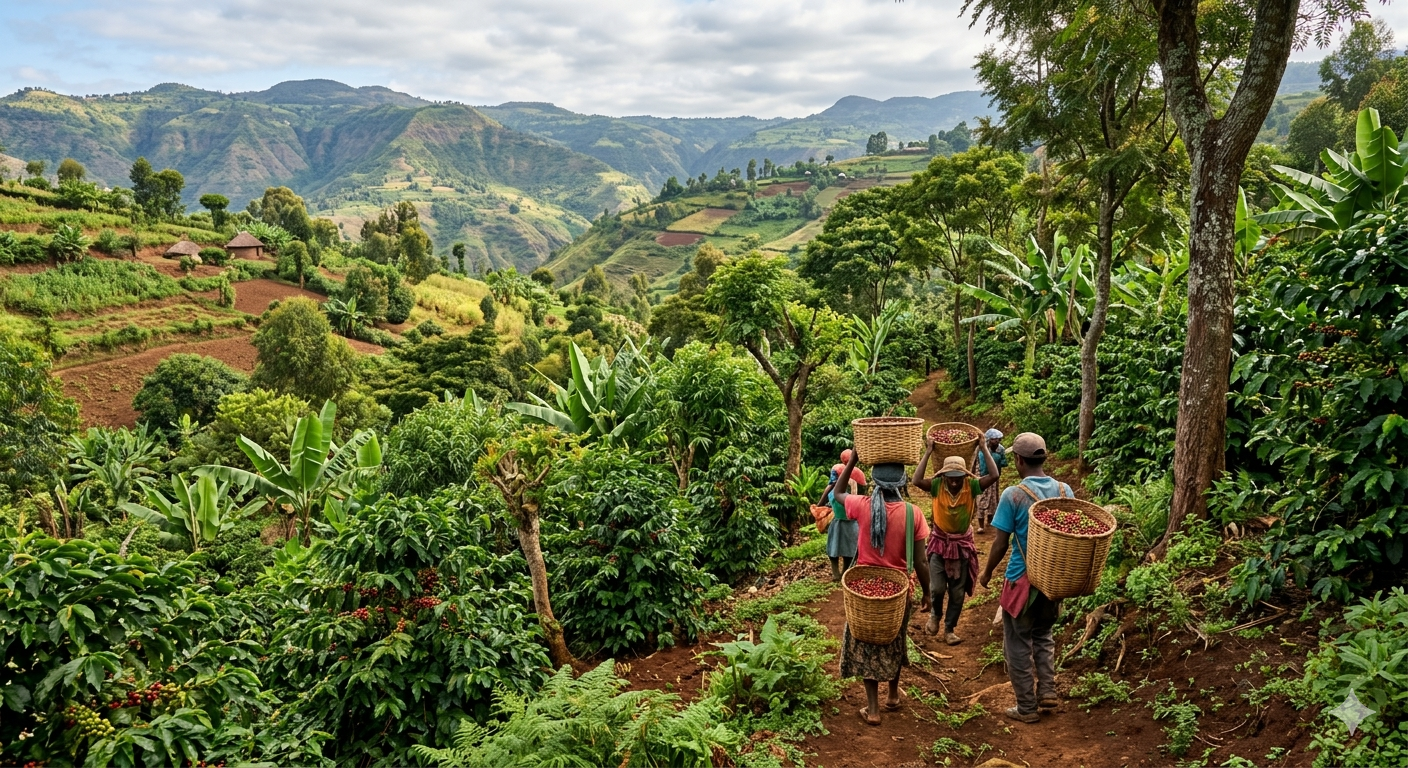 Terroirs d'exception, récolte de café en Afrique